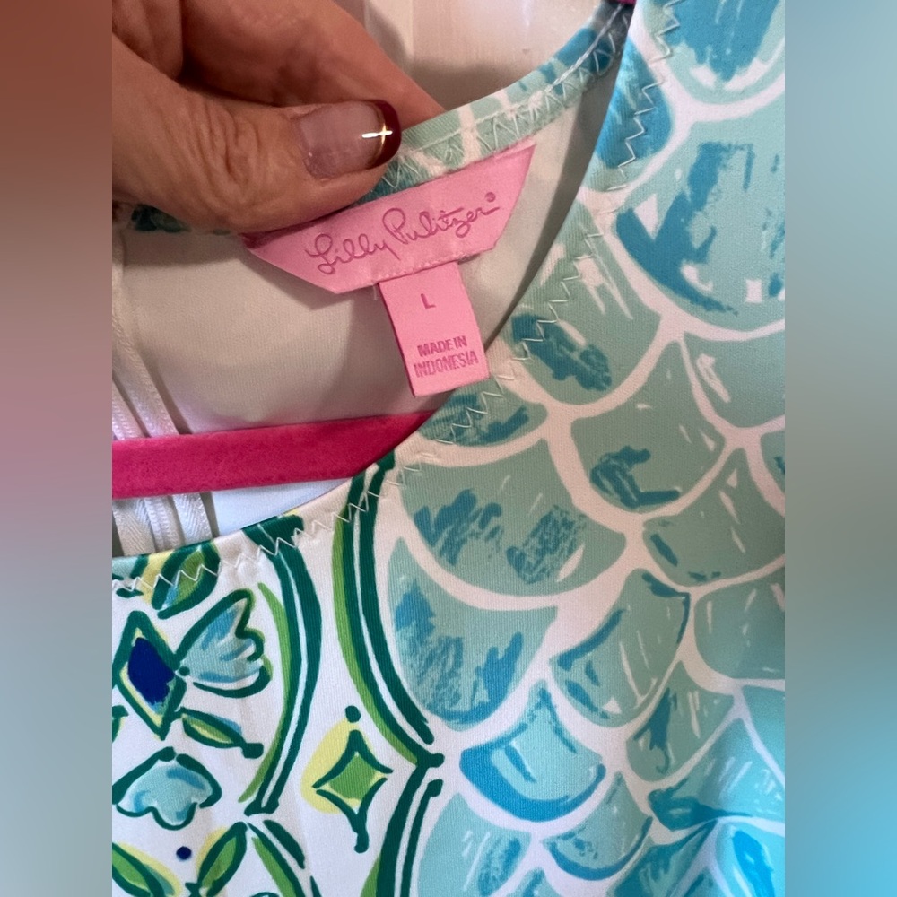 Lilly Pulitzer Perla dress in Scale Back size Large - Picture 3 of 3
